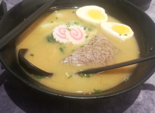 Ramen boeuf miso oeuf