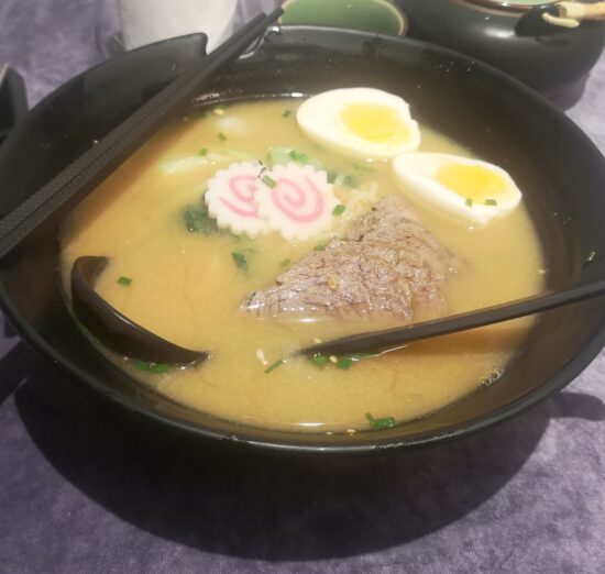 Ramen boeuf miso oeuf